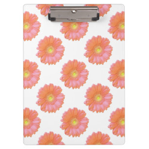 Orange gerbera daisy clipboard