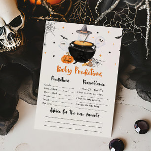 Orange Ghost Baby is Brewing Baby Predictions Game