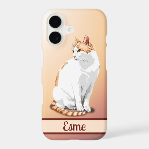 Orange Ginger Tabby Cat Personalized