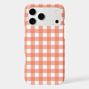 Orange gingham