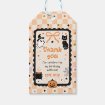 Orange Gingham Halloween Birthday Party