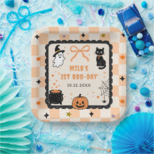 Orange Gingham Halloween Birthday Party