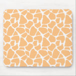 Orange Giraffe Print Mousepad<br><div class="desc">Giraffe print custom mouse pad</div>