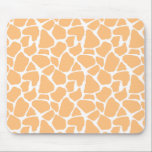 Orange Giraffe Print Mousepad<br><div class="desc">Giraffe print custom mouse pad</div>