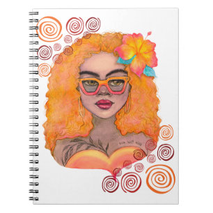 Orange Girl Notebook