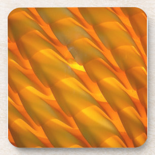 Orange Glass Light Shade Coaster