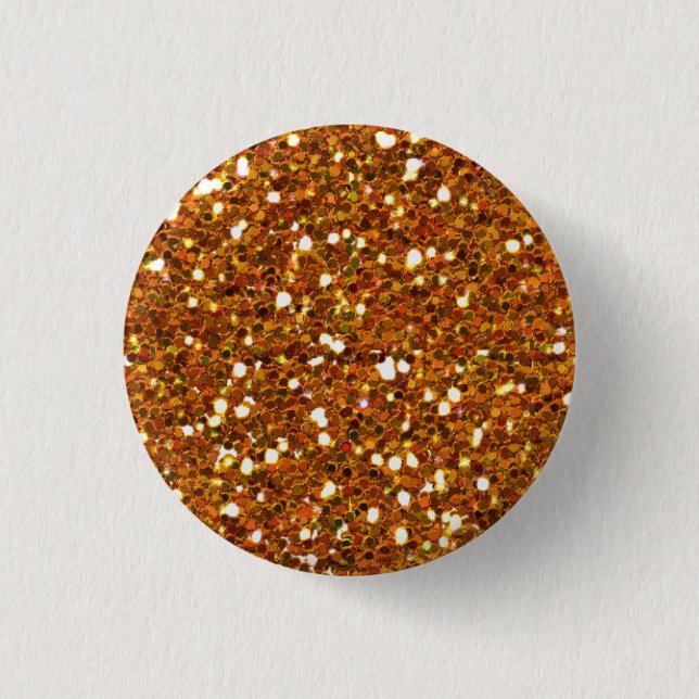 Orange Glitters Button (Front)