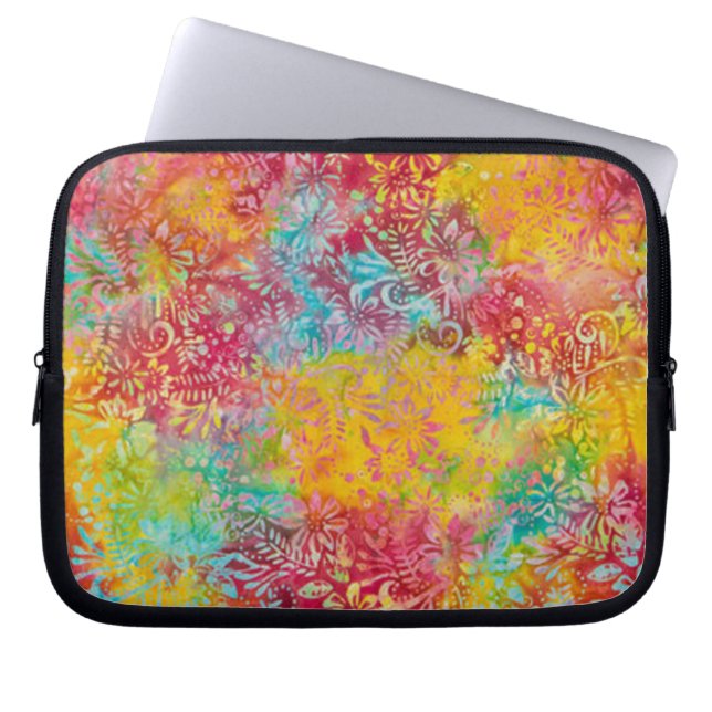 Orange Glow Laptop Sleeve (Front)