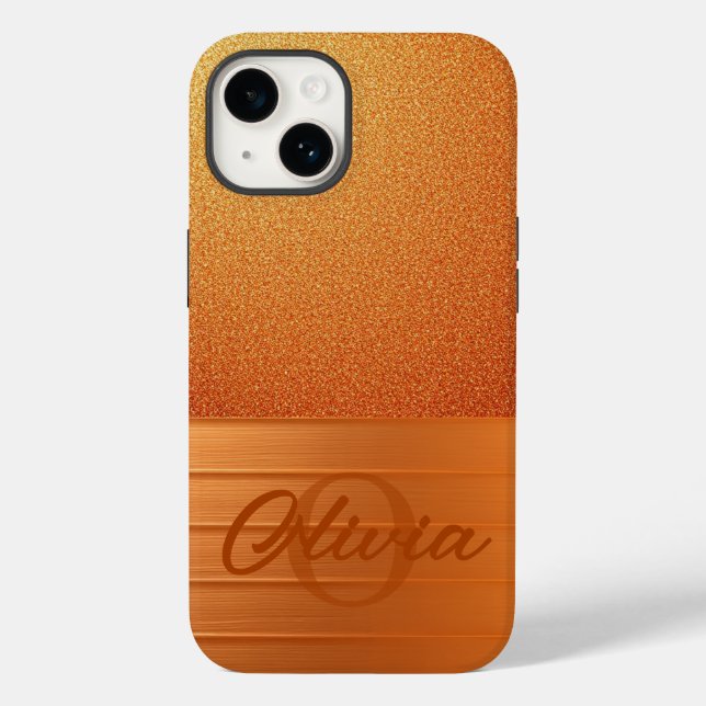 Orange Gold Case-Mate iPhone Case (Back)