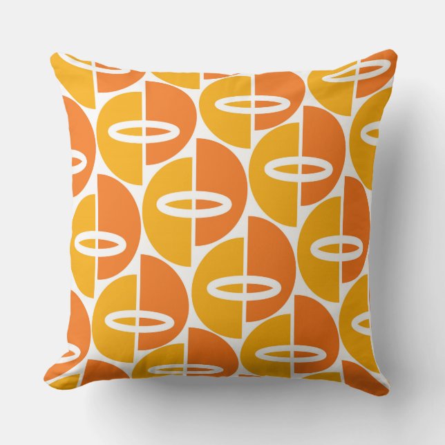 Orange Gold Cushion (Front)