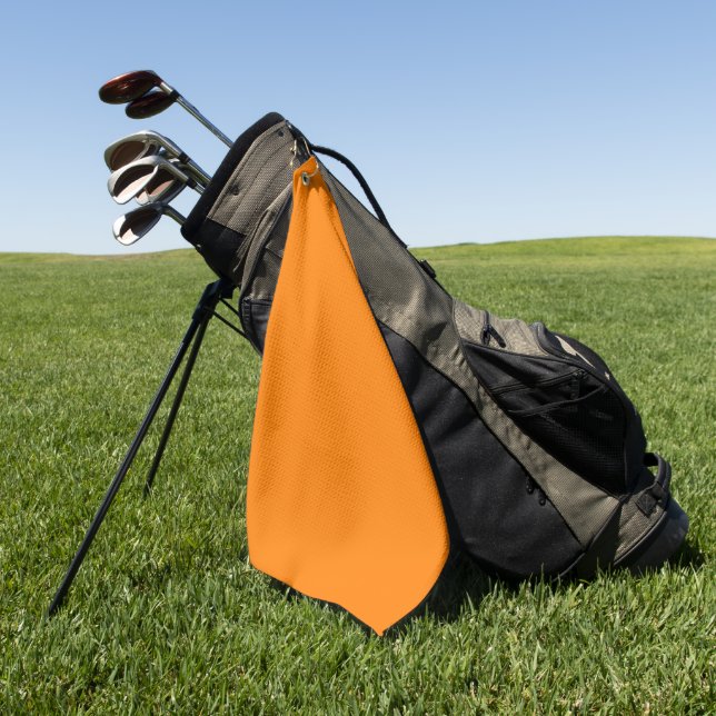 Orange Golf Towel (Green)