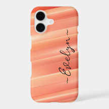 Orange gradient dynamic lines Elegant Name