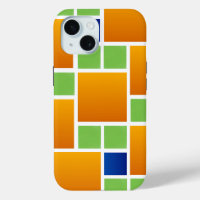 Orange Gradient Squares