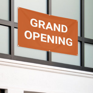 Orange Grand Opening Banner