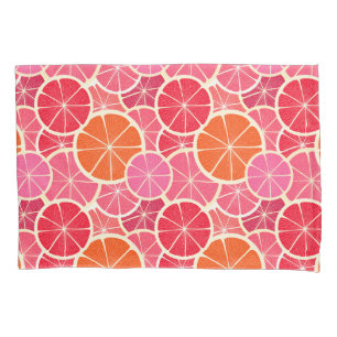 Orange & Grapefruit Citrus Fruit Pattern Pillowcase