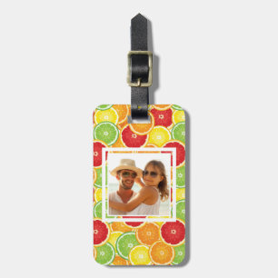 Orange, Grapefruit, Lime & Lemon   Add Your Photo Luggage Tag