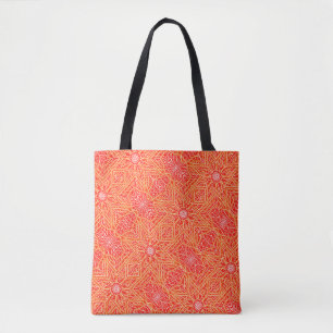 orange grapefruit tote bag