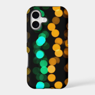 Orange Green and Yellow Blurry Lights