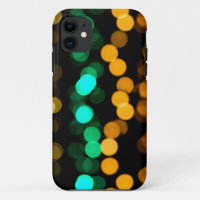 Orange Green and Yellow Blurry Lights