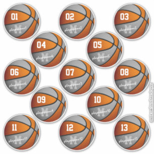 orange grey basketball 13 team members names