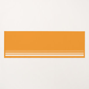 orange & grey yoga mat