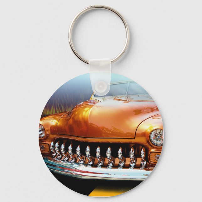 Orange Grille Key Ring (Front)