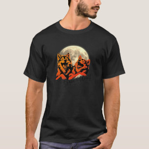Orange Grin Wolf T-Shirt