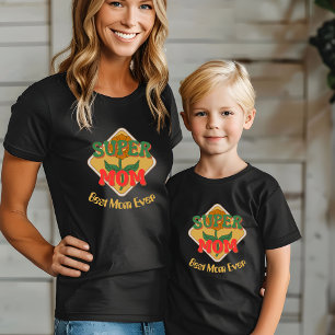 Orange Groovy Vintage Mother's Day T-shirt