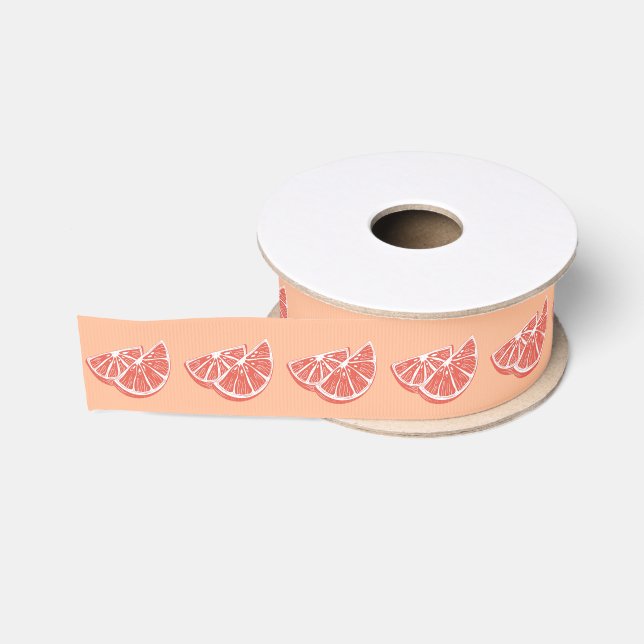 Orange Grosgrain Ribbon (Spool)