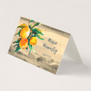 Orange grove business card
