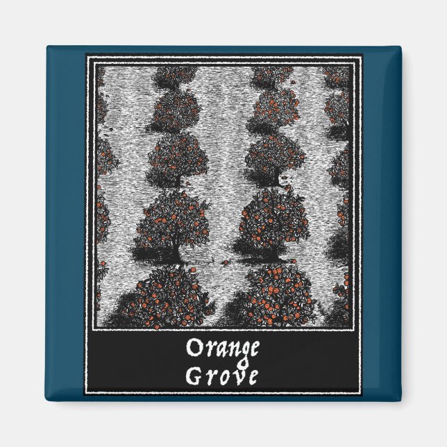 Orange Grove Magnet (Front)