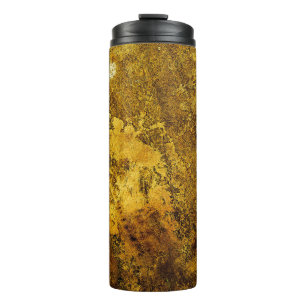 Orange grunge textureabstract,ancient,antique,art, thermal tumbler