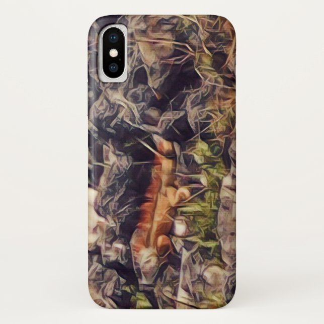 Orange Guana Art Case-Mate iPhone Case (Back)