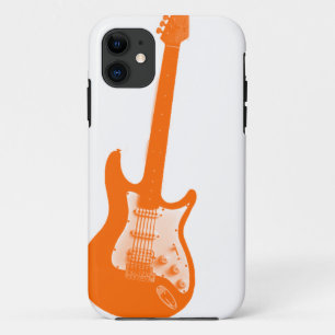 Orange guitar iPhone 11 case