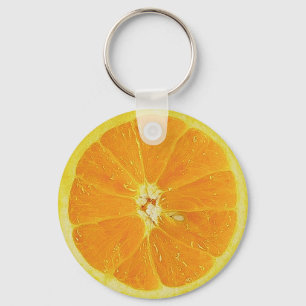 ORANGE-HALF KEYCHAIN