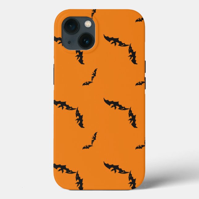 Orange Halloween/bat  Case-Mate iPhone Case (Back)
