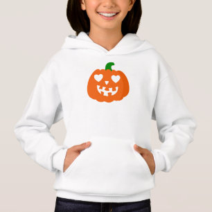 orange halloween heart pumpkin jack-o-lantern