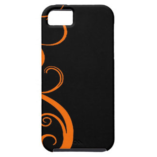 Orange Halloween Swirl iPhone 5 Cover