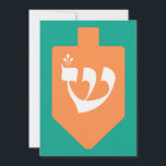 Orange Hanukkah Dreidel w. Hebrew Letter Shin<br><div class="desc">Orange dreidel with the Hebrew letter shin for the celebrations of the Jewish holiday of Hanukkah. Traditionally, during the holiday of Chanukah, children (and often adults) play a safe-hazard game with a dreidel (or sevivon in modern Hebrew). On the four walls there are the Hebrew letters Nun, Gimmel, Hey, and...</div>