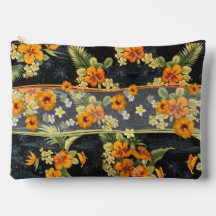 Orange Hawaiian Hibiscus Aloha Shirt