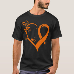 Orange Heart ADHD Neurodiversity Awareness Gift Wa T-Shirt