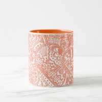 Orange Henna Mug