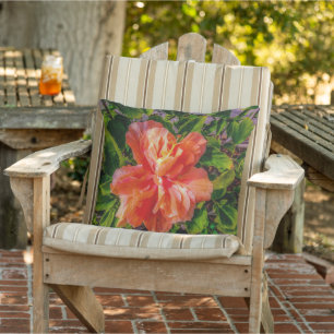 Orange Hibiscus Beauty Cushion