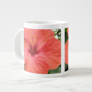 Orange Hibiscus Flower Macro Mug