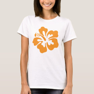 Orange Hibiscus T-Shirt