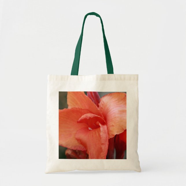 Orange Hibiscus Tote Bag (Front)
