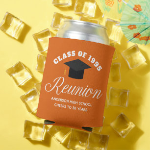 Orange High School Reunion Personalised Party Can Cooler