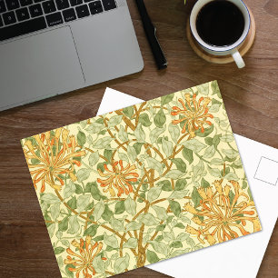 Orange Honeysuckle Vine William Morris Postcard