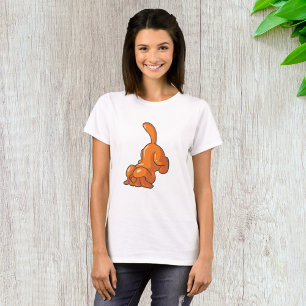 Orange Hound Dog T-Shirt