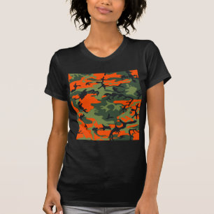 Orange Hunter Camo T-Shirt